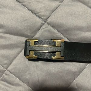 Men’s belt - gold buckle